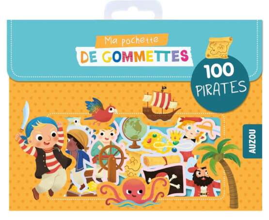 Ma pochette de gommettes - 100 pirates - Auzou