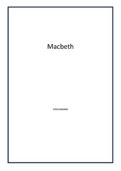 Macbeth - 1