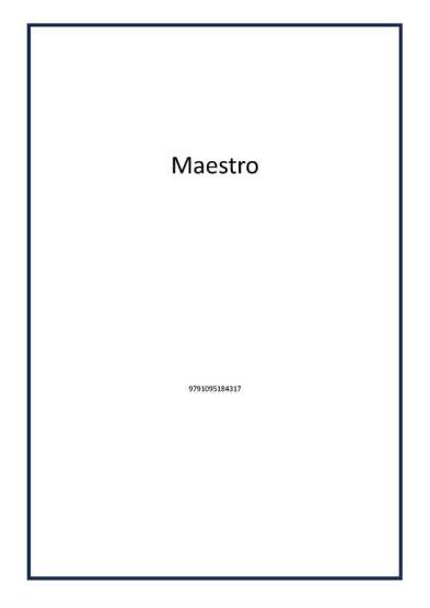 Maestro - Hemma