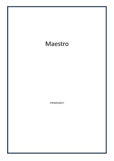 Maestro - 1