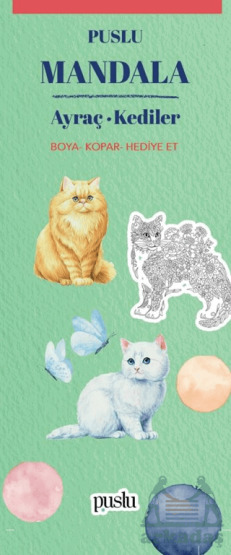 Mandala Ayraç - Kediler - Puslu Yayıncılık