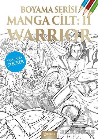 Manga Boyama Cilt II: Warrior - Teras Kitap