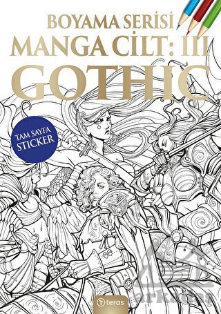 Manga Boyama Cilt III: Gothic - Teras Kitap