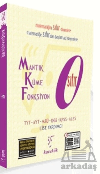 Mantık-Küme-Fonksiyon Sıfır - Karekök Yayıncılık