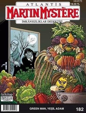 Martin Mystere Sayı 182 Green Man, Yeşil Adam - Lal Kitap