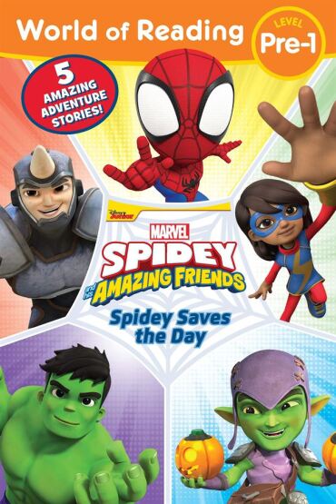 Marvel : Spidey and His Amazing Friends
Spidey Saves the Day
- World of Reading - 1