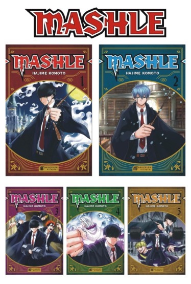 Mashle 1-2-3-4-5 Manga Seti - Akılçelen Kitaplar