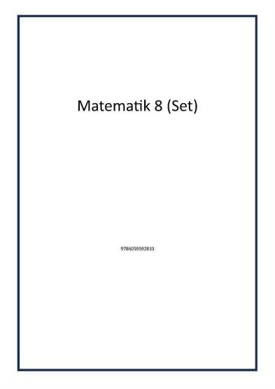 Matematik 8 (Set) - Ted Yayınları