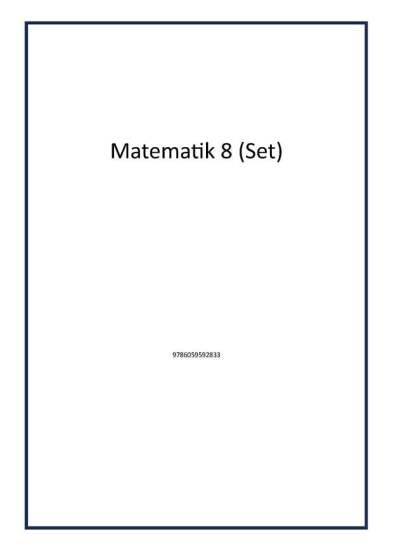 Matematik 8 (Set) - 1