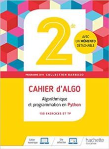 Mathematiques 2Nde Cahier D’Algo - Hachette Education