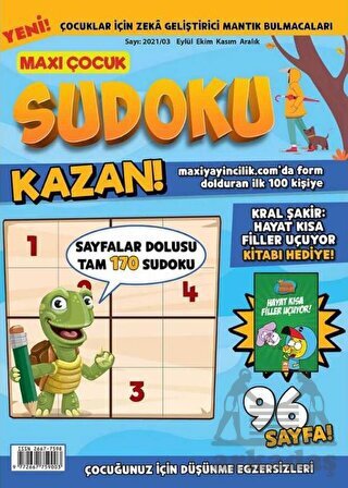Maxi Çocuk Sudoku 6 - Maxi Yayıncılık