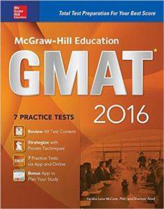 McGraw-Hill's GMAT 2016 Strategies + Practice Tests 9th ed. - McGraw Hill