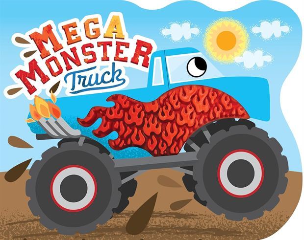Mega Monster Truck (Touch And Feel Board Book)