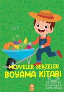 Meyveler Sebzeler Boyama Kitabı - Eksik Parça Yayınları