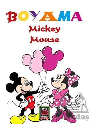 Mickey Mouse Boyama - Elips Kitap