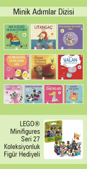 Minik Adımlar Dizisi - LEGO® Minifigures Seri 27 Koleksiyonluk Figür Hediyeli - 1001 Çiçek Kitaplar