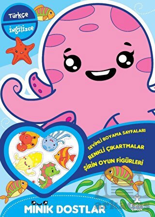 Minik Dostlar - Deniz Altında Boyama Kitabı - 1