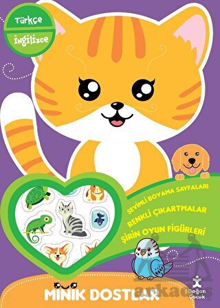 Minik Dostlar - Evinin Yanında Boyama Kitabı - Doğan Çocuk