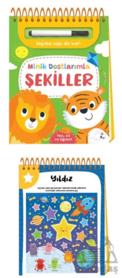 Minik Dostlarımla Şekiller – Yaz, Sil Ve Öğren - 1