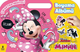 Minnie Çıkartma Hediyeli Boyama Albümü - Doğan Çocuk