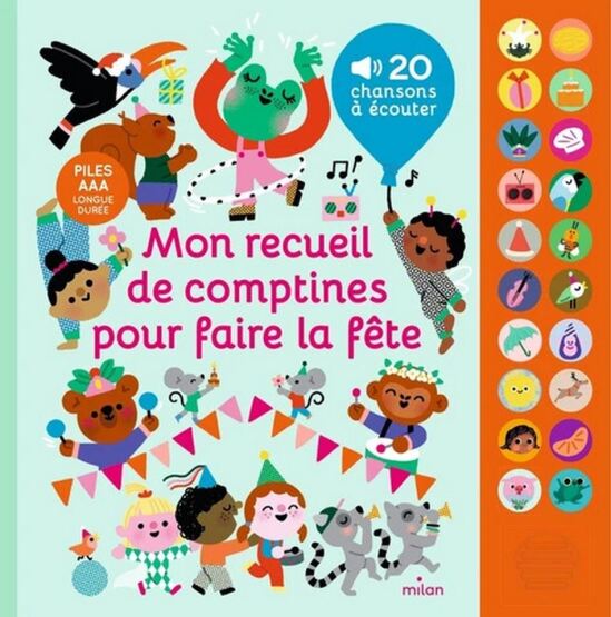 Mon recueil de comptines pour faire la fête - 1