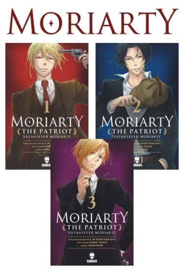 Moriarty The Patriot - Vatansever Moriarty 1-2-3 Manga Seti - Kurukafa Yayınevi