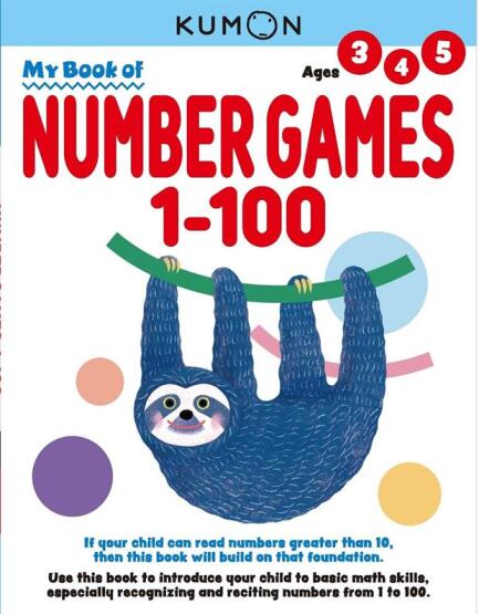 My Book of Number Games 1-100 - Kumon Publishing