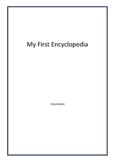 My First Encyclopedia - 1