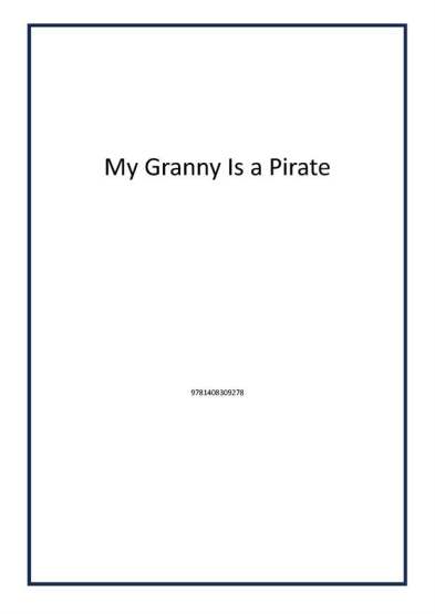 My Granny Is a Pirate - Publisher