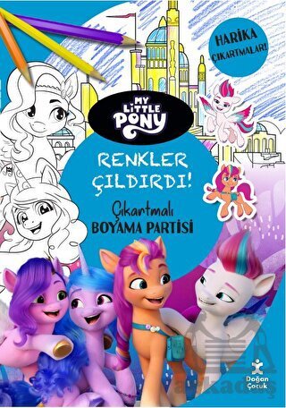 My Little Pony - Renkler Çıldırdı! Çıkartmalı Boyama Partisi - 1