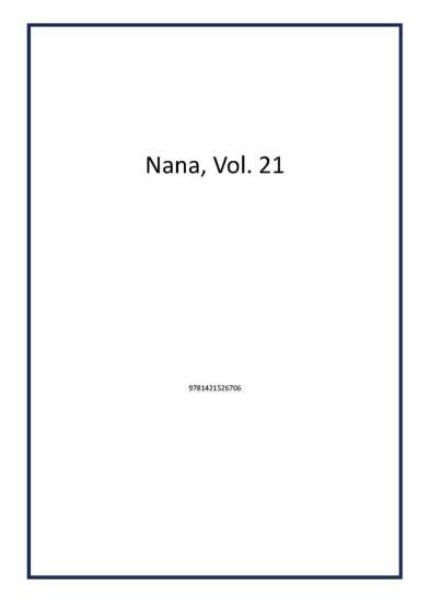 Nana, Vol. 21 - 1