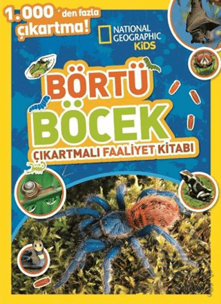 National Geographic Kids Börtü Böcek Çıkartmalı Faaliyet Kitabı - Beta Kids