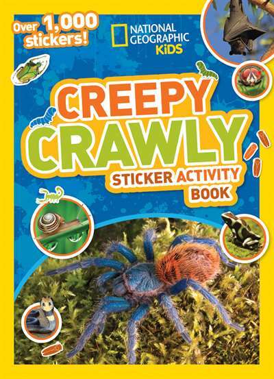 National Geographic Kids Creepy Crawly Sticker Activity Book - 1