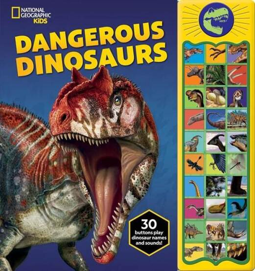 National Geographic Kids: Dangerous Dinosaurs Sound Book - PI Kids