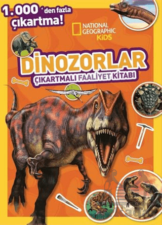 National Geographic Kids Dinozorlar Çıkartmalı Faaliyet Kitabı - Beta Kids