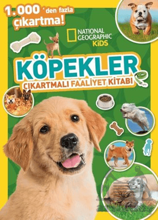 National Geographic Kids Köpekler Çıkartmalı Faaliyet Kitabı - 1