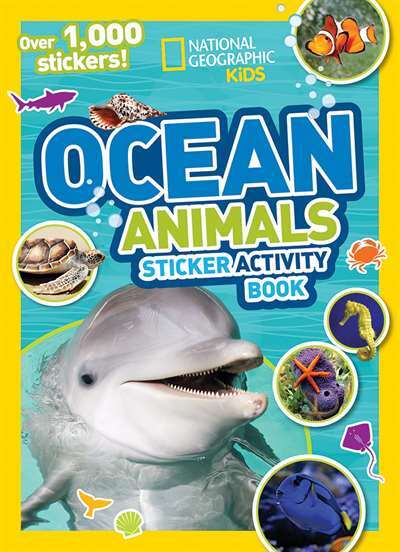 National Geographic Kids Ocean Animals Sticker Activity Book - National Geographic USA