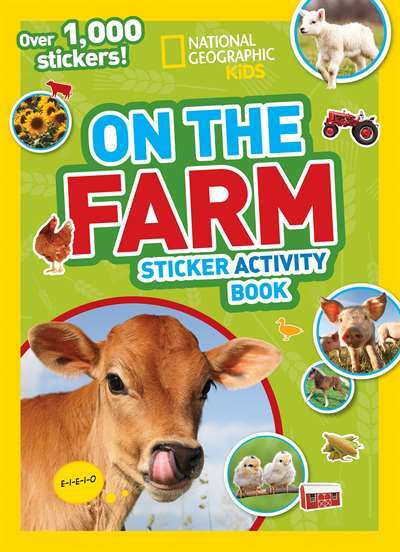 National Geographic Kids On the Farm Sticker Activity Book - National Geographic USA