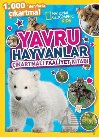 National Geographic Kids Yavru Hayvanlar Çıkartmalı Faaliyet Kitabı - 1