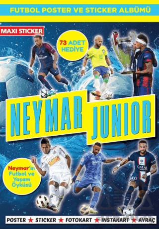 Neymar Juiıor Poster Ve Sticker Albümü 006 - Maxi Yayıncılık