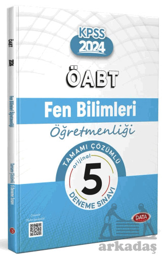 ÖABT 2024 Fen Bilimleri Öğretmenliği Tamamı Çözümlü 5 Deneme Sınavı - Data Yayınları