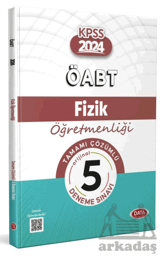 ÖABT 2024 Fizik Öğretmenliği Tamamı Çözümlü 5 Deneme Sınavı - Data Yayınları