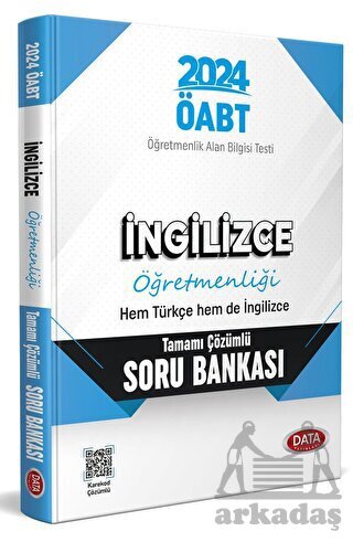ÖABT 2024 İngilizce Öğretmenliği Tamamı Çözümlü Soru Bankası - Data Yayınları