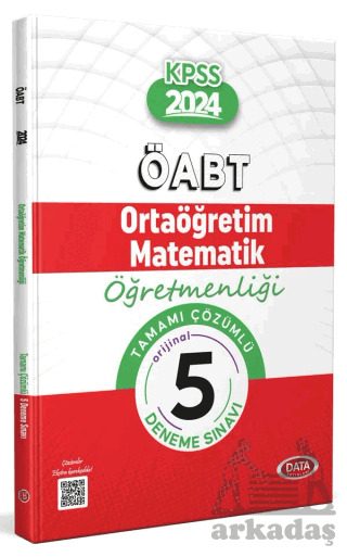 ÖABT Ortaöğretim Matematik Öğretmenliği Tamamı Çözümlü 5 Deneme Sınavı - Data Yayınları