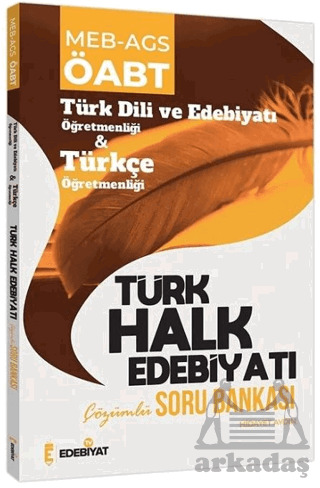 ÖABT Türk Halk Edebiyatı Soru Bankası Çözümlü - Edebiyat TV Yayınları