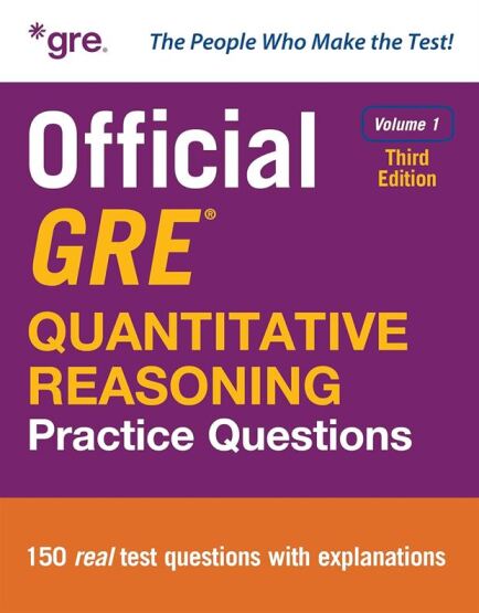 Official GRE Quantitative Reasoning Practice Questions, Third Edition, Volume 1 - 1