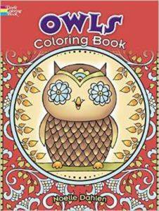 Owls Coloring Book - Dover Publications
