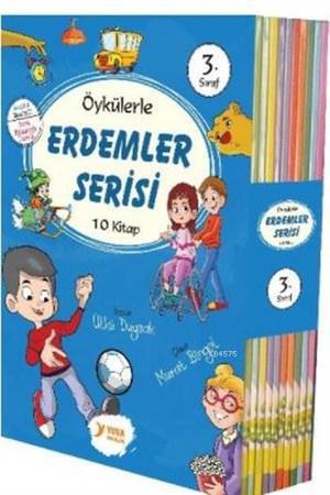 Öykülerle Erdemler Serisi 3.Sınıf 10 Kitap - Yuva Yayınları