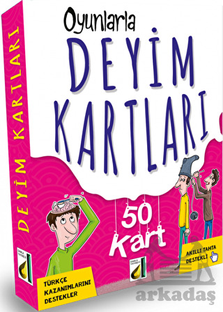 Oyunlarla Deyim Kartları - 50 Kart - Damla Yayınevi