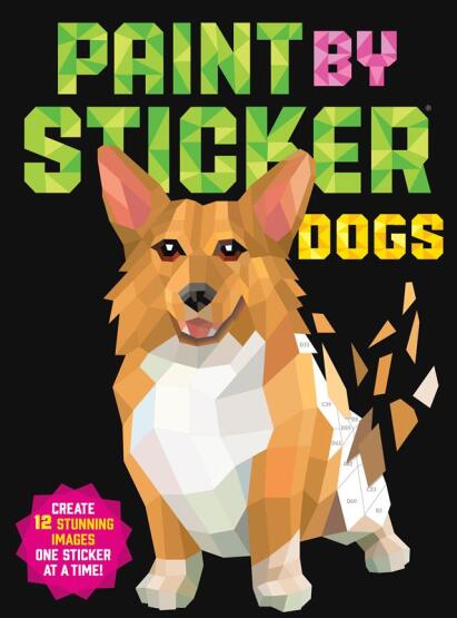 Paint by Sticker: Dogs Create 12 Stunning Images One Sticker at a Time! - Paint by Sticker - 1